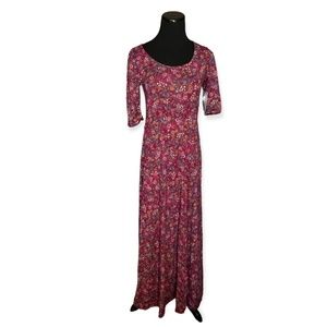 S LuLaRoe Ana Maxi Dress NEW Gorgeous Floral Paisley Small 6-8